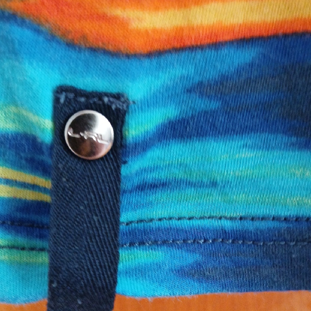 Ralph Lauren Blue Graphic Cap Sleeve Tee - Picture 3 of 4